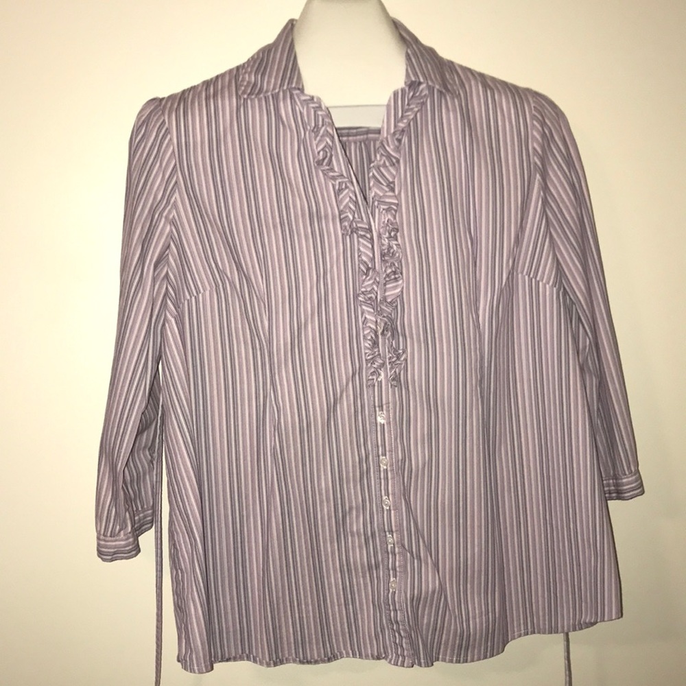 Lot of two Maternity Blouses Sz L